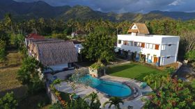 отель bunga laut bungalow 3*, бали