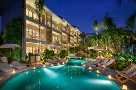 отель canggu beach apartments 3*, бали