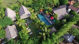 отель flower bud bungalow 3*, бали
