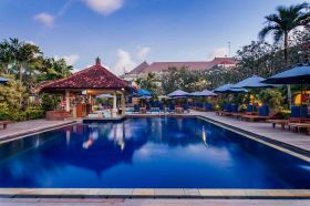 отель kuta puri bungalow 3*, бали