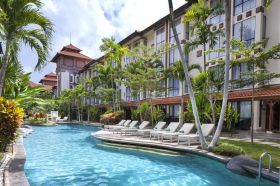 отель prime plaza hotel sanur 4*, бали