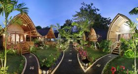 отель uluwatu lumbung cottages 3*, бали